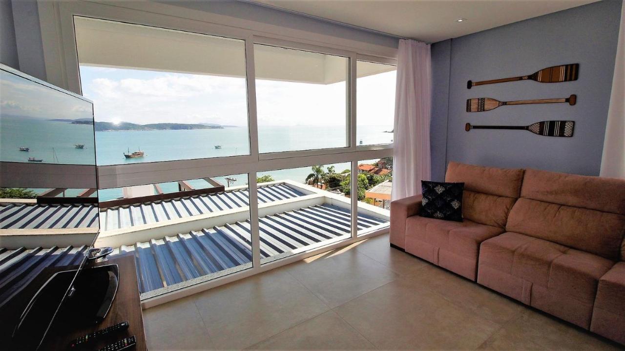 1080 - Apartamento Com Vista Para O Mar Em Bombinhas Kültér fotó