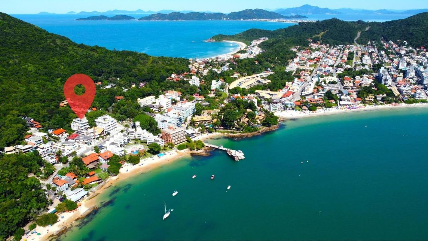 1080 - Apartamento Com Vista Para O Mar Em Bombinhas Kültér fotó