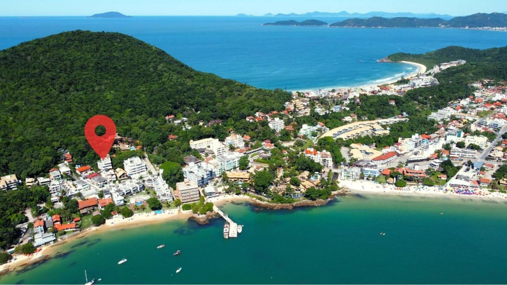 1080 - Apartamento Com Vista Para O Mar Em Bombinhas Kültér fotó